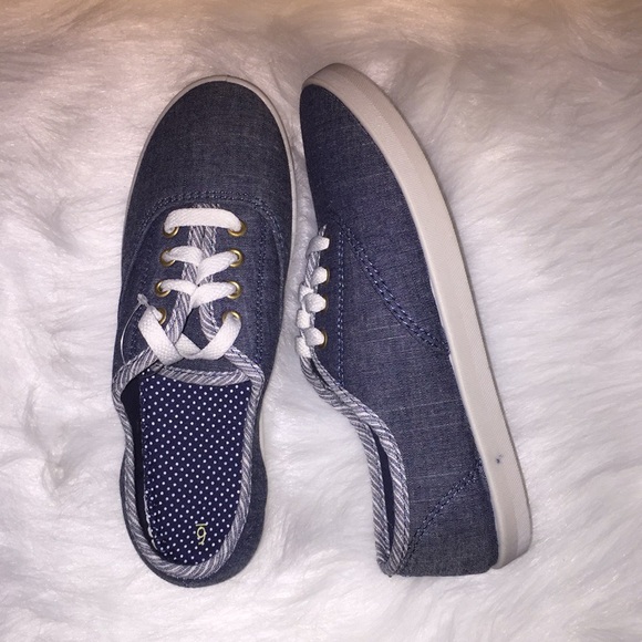 Shoes - Blue Denim Casual Sneakers (NWOT)